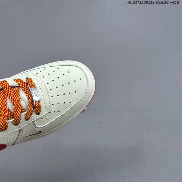 Nike Air Force 1 07 Low off white red gold orange EU 36-45 sneaker