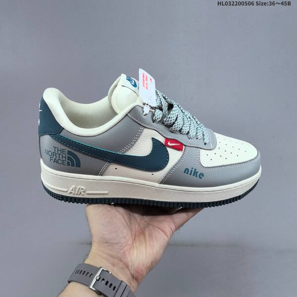 Nike Air Force 1 07 Low white beige green red gum EU 36-45 sneaker