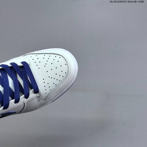 Nike Dunk Low White Dark Blue EU 36-45 Skate Shoe - Unisex (BS-61088)