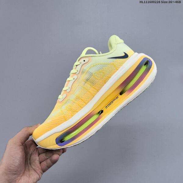 Nike Air Zoom Vomero Premium pale yellow cream navy purple green EU 36-46 running shoe