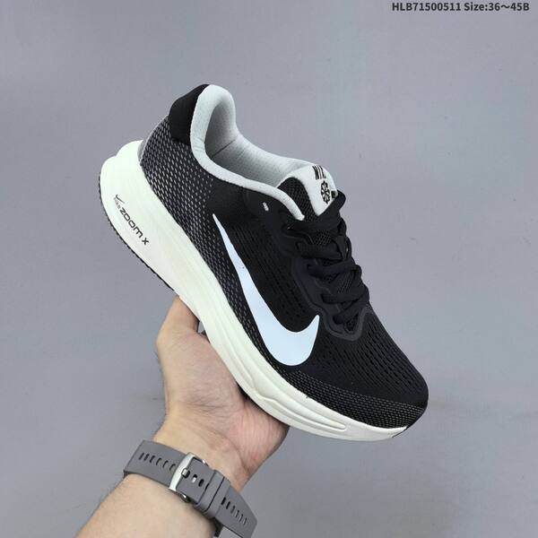 Nike Zoom X black white light grey EU 36-45 running shoe