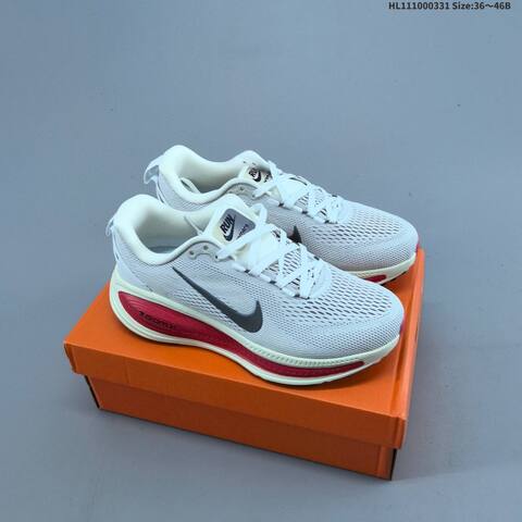 Nike Vomero 18 ReactX Air Zoom Black White Cream Pink EU 36-46 Running Shoe - Unisex (BS-61003)