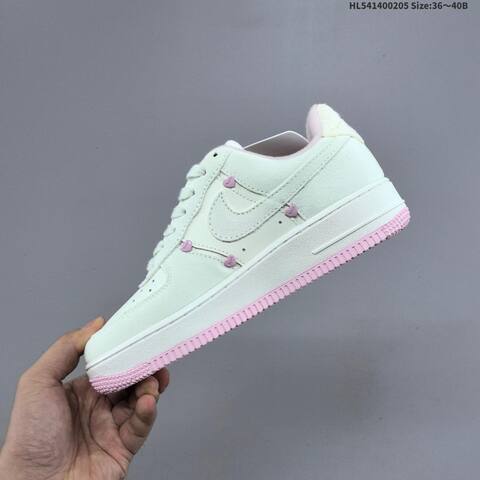 Nike Air Force 1 07 Low Off White Light Pink Red EU 36-40 Sneaker - Unisex (BS-61525)