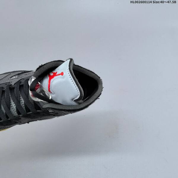 Jordan Off-White x Air Jordan 5 Retro SP black/gray/blue with red accents EU 40-47.5 basketball