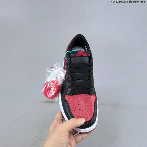 Jordan Air Jordan 1 Low OG black/red/white 36~46B casual