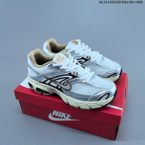 Nike Air Max Moto 2K White Silver Gold Cream Black EU 36-45 Running Shoe - Unisex (BS-62338)