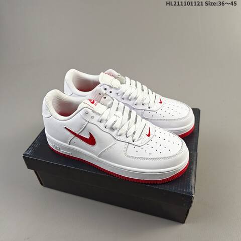 Nike Air Force 1 07 Black White Pink Light Grey Dark Grey EU 36 45 Skate Shoe EU 36-45 - Unisex (BS-63342)