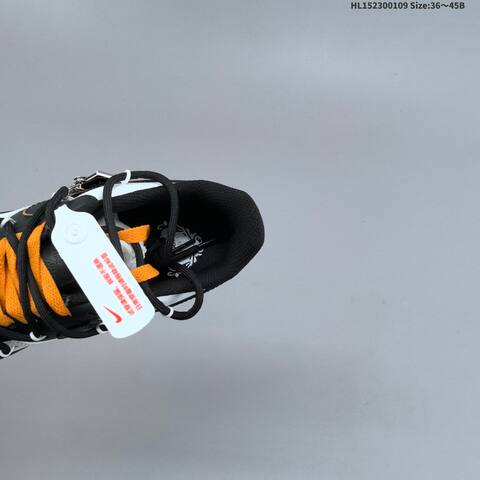 Nike Air Force 1 Low 07 Black White Orange EU 36-45 Sneaker - Unisex (BS-62107)