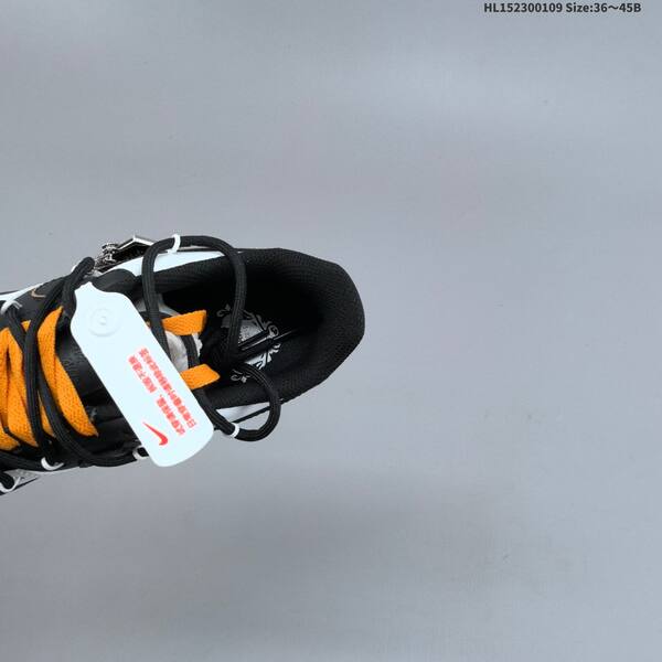 Nike Air Force 1 Low 07 black white orange EU 36-45 sneaker