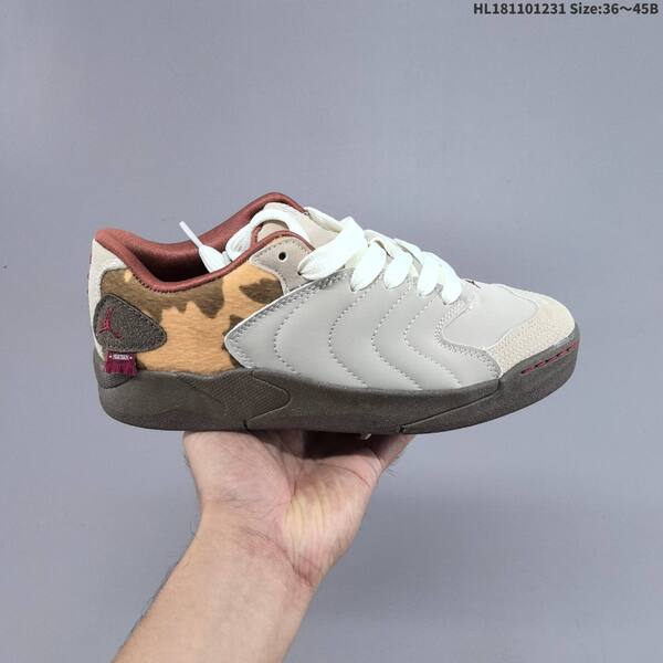 Jordan Session CNY grey / beige / maroon / white 36-45B lifestyle