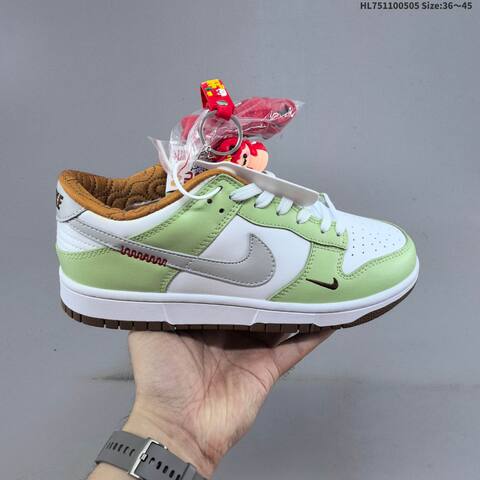 Nike Dunk Low White Light Grey Mint Beige Black Red Orange Blue EU 36-45 Skate Shoe - Unisex (BS-60501)