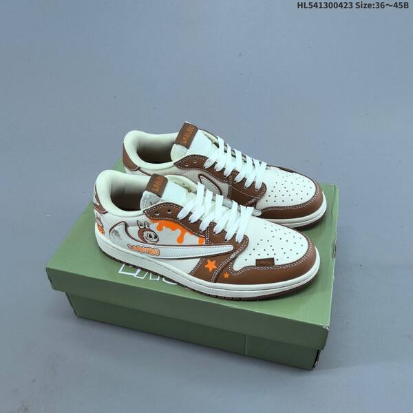 Nike Air Jordan 1 white/black multicolor (custom Labubu-themed) EU 36-45 lifestyle