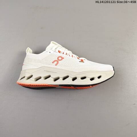 On Cloudsurfer Max Cream Beige Orange EU 36-45 Running Shoe Running Sneakers - Unisex (BS-69791)