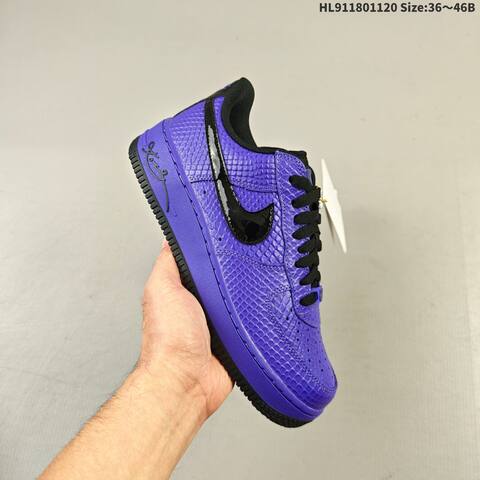 Nike Air Force 1 07 Purple Black EU 36-46 Sneaker - Unisex (BS-63432)