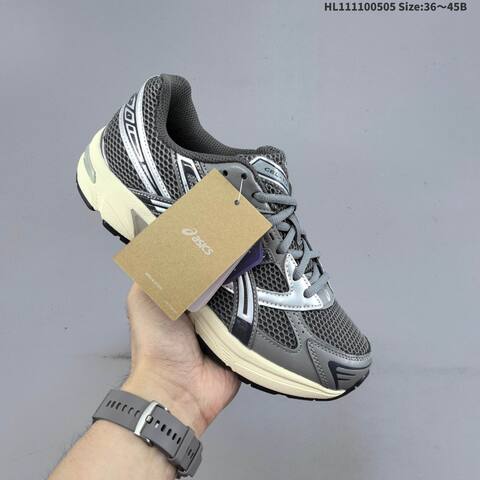 ASICS GEL-1130 Dark Grey Silver Cream Black EU 36-45 Running Shoe Running Sneakers - Unisex (BS-68858)