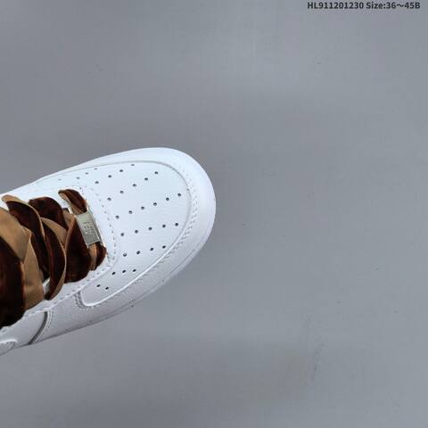 Nike Air Force 1 Low White Dark Brown Tan EU 36-45 Sneaker - Unisex (BS-62315)