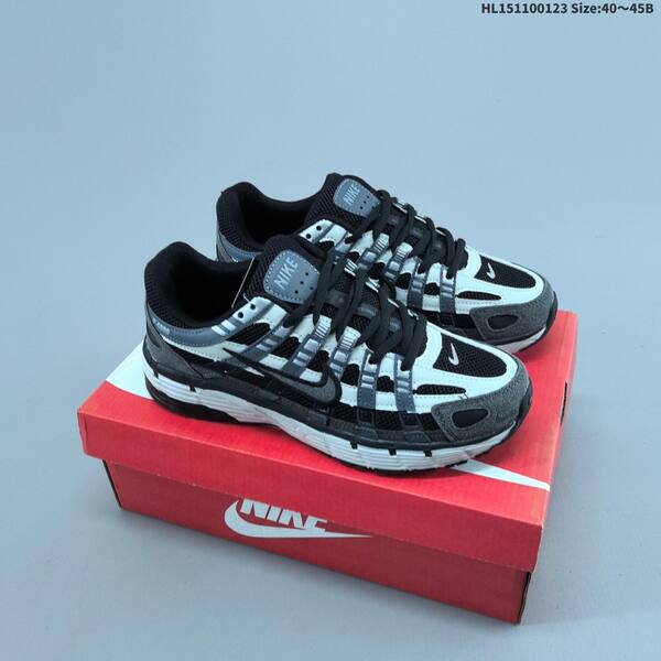Nike P-6000 black white EU 40-45 running shoe