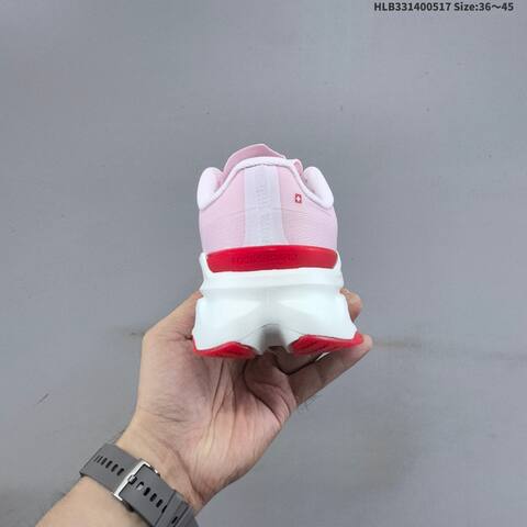 On Cloudpulse 2 Pink White Red EU 36-45 Running Shoe Running Sneakers - Unisex (BS-69551)