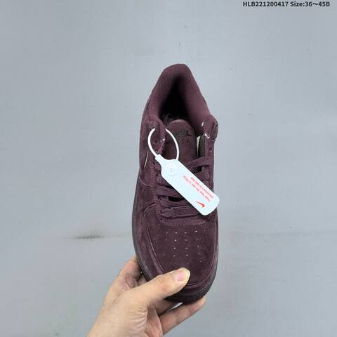 Nike Air Force 1 07 Deep Burgundy Dark Maroon EU 36-45 Sneaker - Unisex (BS-60684)