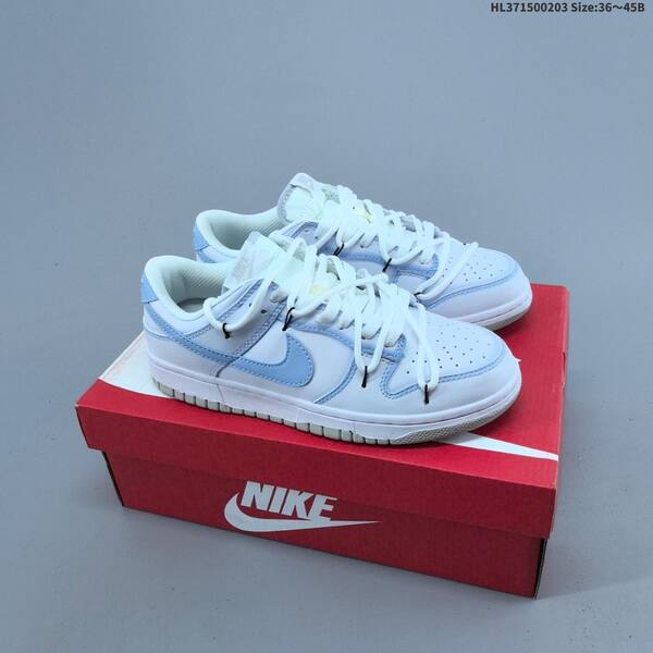 Nike Dunk Low Cream Navy Light Blue Orange EU 36-45 skate shoe