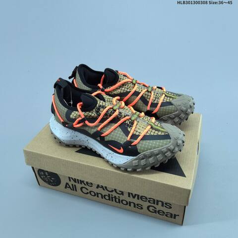 Nike ACG Mountain Fly Low GTX SE Grey Black Blue Green White Red EU 36-45 Trail Shoe - Unisex (BS-61442)