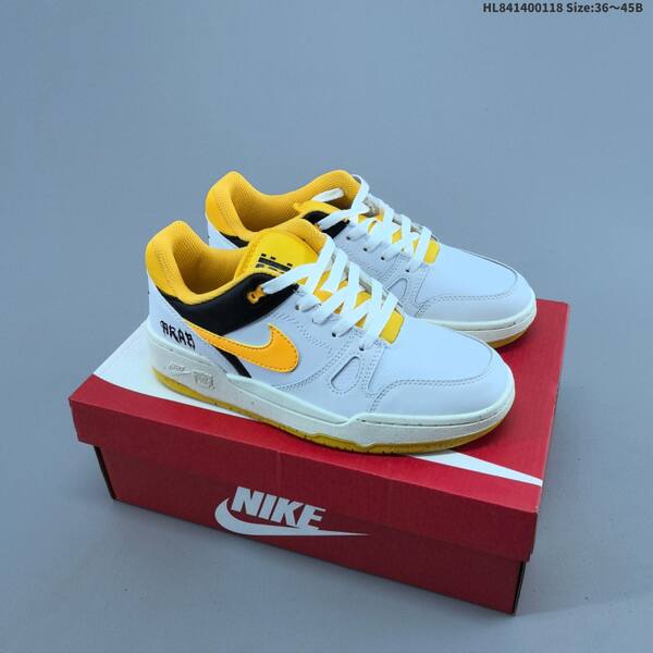 Nike Full Force Lo white red black cream EU 36-45 skate shoe