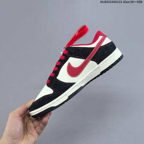 Nike Dunk SB Low Beige Red Gray Black White EU 36-45 Skate Shoe - Unisex (BS-61856)