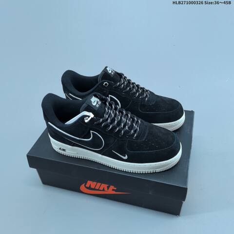 Nike Air Force 1 07 Low Dark Grey Light Grey Blue Beige EU 36-45 Sneaker - Unisex (BS-61116)