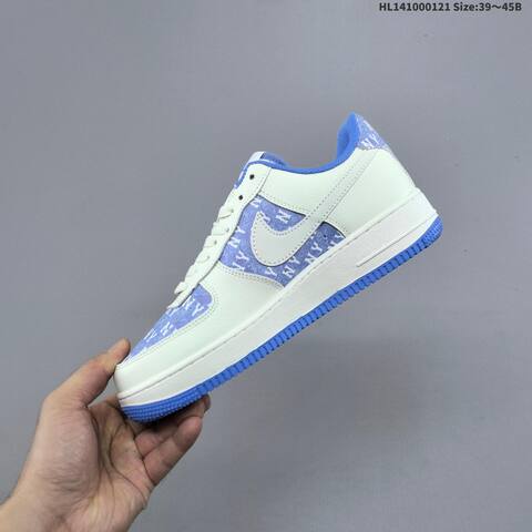 Nike Air Force 1 07 Off White Blue EU 39-45 Sneaker - Unisex (BS-61834)