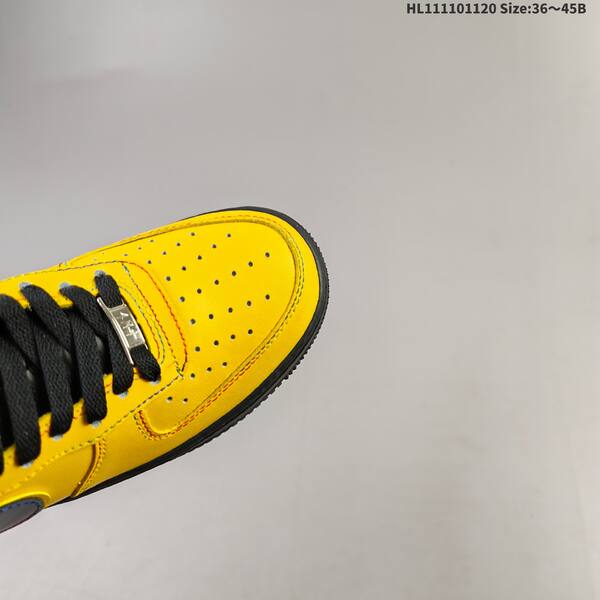 Nike Air Force 1 07 yellow black multicolor EU 36-45 sneaker