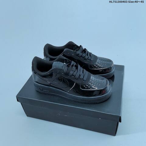 Nike Air Force 1 07 Metallic Red Metallic Rose Gold Black EU 40-45 Sneaker - Men's (BS-60965)