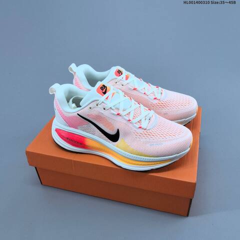 Nike Vomero 18 Off White Burgundy Brown Orange EU 35-45 Running Shoe - Unisex (BS-61392)