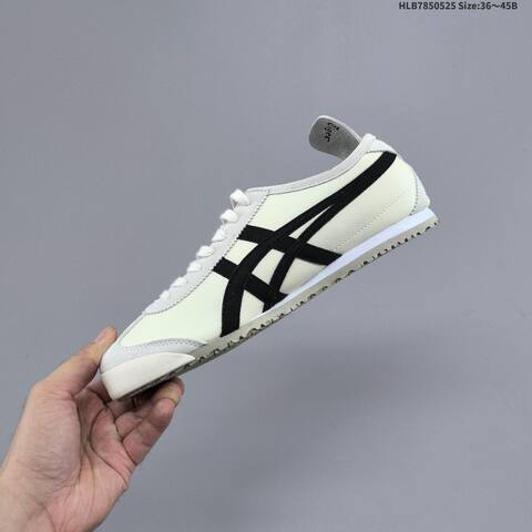 Onitsuka Tiger Mexico 66 Cream White Black Light Gray EU 36-45 Sneaker Casual Sneakers - Unisex (BS-68799)