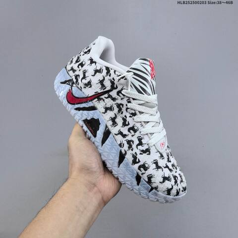 Nike ZoomX HF2794-001 White Black Red Grey EU 38-46 Basketball Shoe - Unisex (BS-61557)