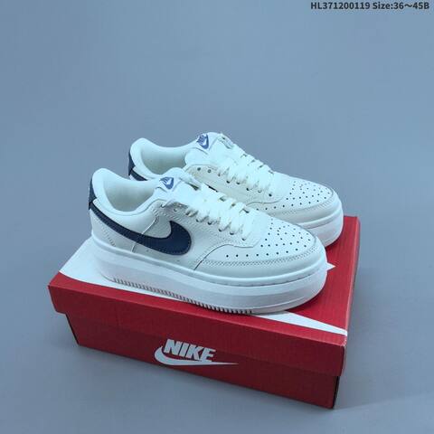 Nike Court Vision Alta LTR White Light Blue EU 36-42 Skate Shoe - Unisex (BS-61891)