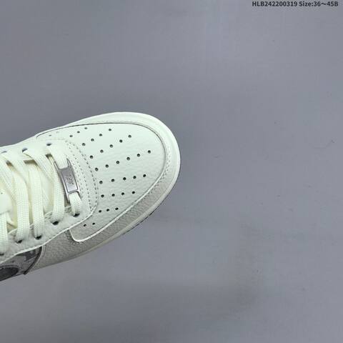 Nike Air Force 1 07 LV8 HS6188-134 Off White Grey Red EU 36-45 Skate Shoe - Unisex (BS-61245)