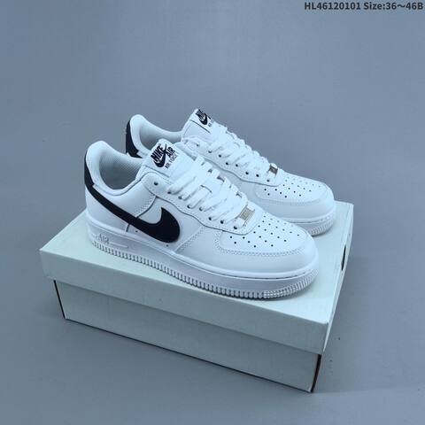 Nike Air Force 1 07 Low White Black EU 36-46 Sneaker - Unisex (BS-62270)