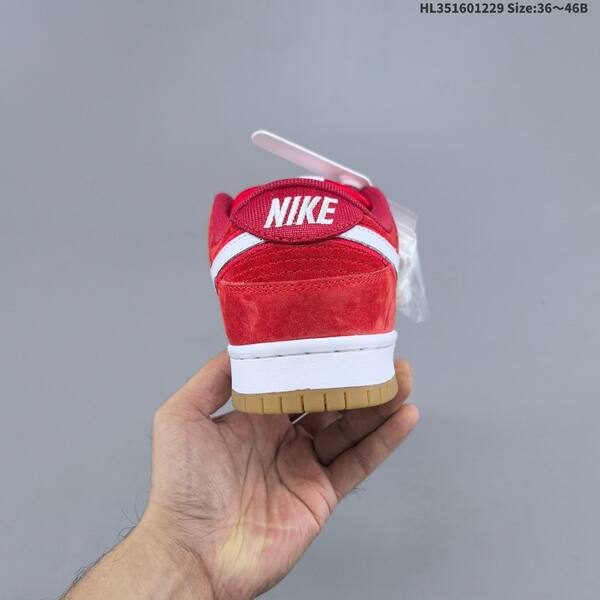 Nike Dunk SB Low red white gum EU 36-46 skate shoe