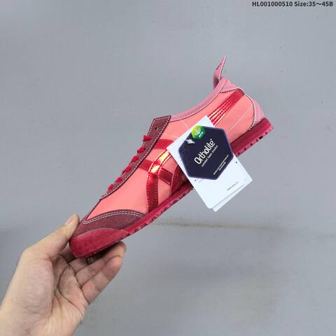 Onitsuka Tiger Mexico 66 NM Pink Burgundy Metallic Red EU 35-45 Sneaker Casual Sneakers - Unisex (BS-68850)