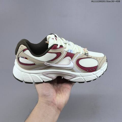 Nike V5 RNR White Beige Burgundy Brown Light Pink EU 36-45 Running Shoe - Unisex (BS-61599)