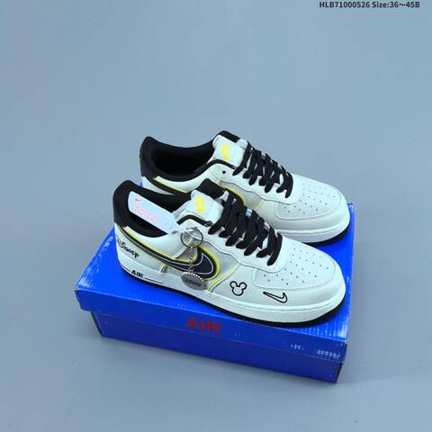Nike Air Force 1 07 Low Off White Dark Red EU 36-45 Sneaker - Unisex (BS-60113)