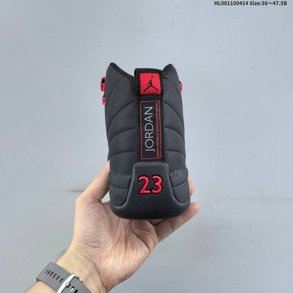 Jordan Air Jordan 12 Retro black/red 36~47.5B basketball