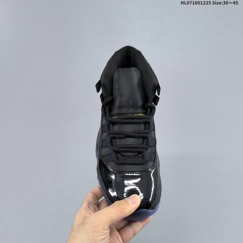 Jordan Air Jordan 11 Retro High Black Blue 36 45 Basketball - Unisex (BS-67275)
