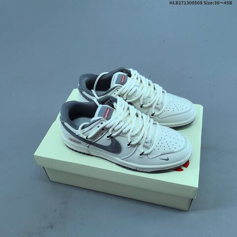 Nike Dunk SB Low Off White Black Navy Blue EU 36-45 Skate Shoe - Unisex (BS-60453)