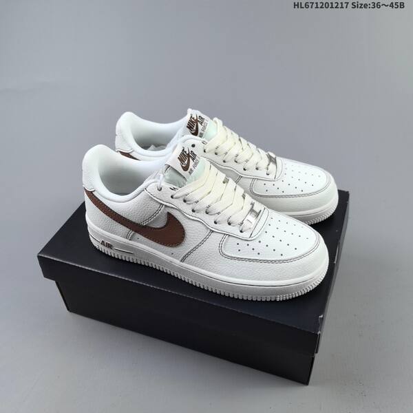 Nike Air Force 1 07 black white beige EU 36-45 sneaker