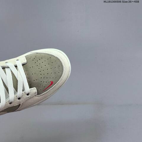 Nike SB Force 58 Light Olive Cream Beige Red White EU 36-45 Skate Shoe - Unisex (BS-60477)