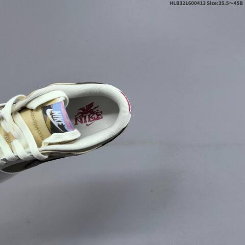 Nike SB Dunk Low CNY White Olive Beige Dark Brown Red EU 35 5-45 Skate Shoe - Unisex (BS-60763)