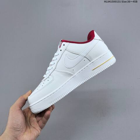 Nike Air Force 1 07 White Red Gold EU 36-45 Sneaker - Unisex (BS-61626)