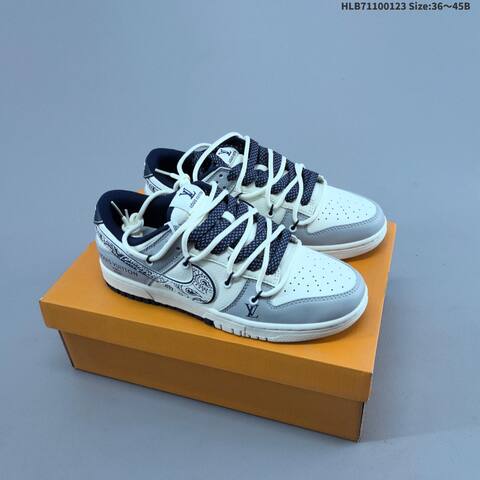 Nike Dunk SB Low Stussy Off White Grey Navy EU 36-45 Skate Shoe - Unisex (BS-61817)