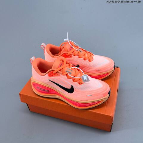 Nike Vomero Plus ReactX Air Zoom Bright Orange Black Red EU 36-45 Running Shoe - Unisex (BS-60718)
